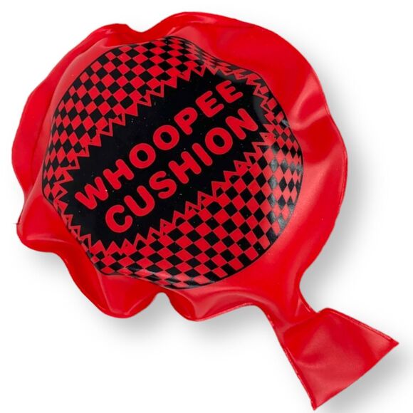 Mini Whoopee Cushion & Sling Shot Retro Classic Nostalgia Prankster Gift Set NIB - Picture 3 of 15